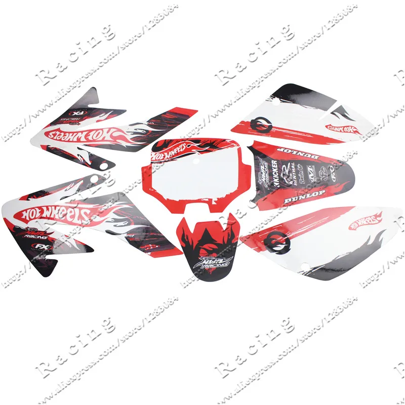 Графический набор CRF 70 декорации CRF70 наклейки на грязь питбайк для мотокросса Kayo