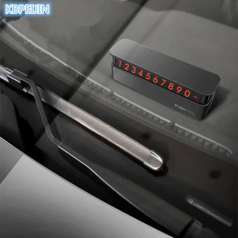 Высококлассная Выдвижная Автомобильная карточка для временной парковки