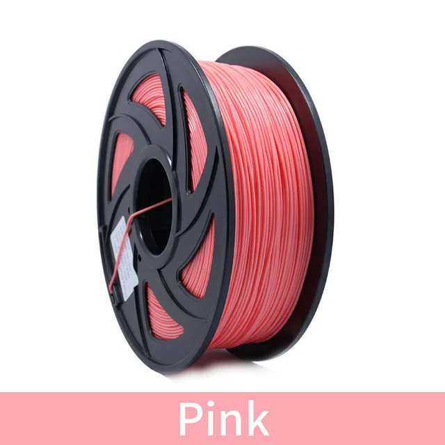 Pink PLA 1,75 мм нити 1 кг печати красочные материалы для 3D-принтеры экструдер ручка Радуга Пластик аксессуары черный, белый цвет цвета красный, серый - Цвет: Pink