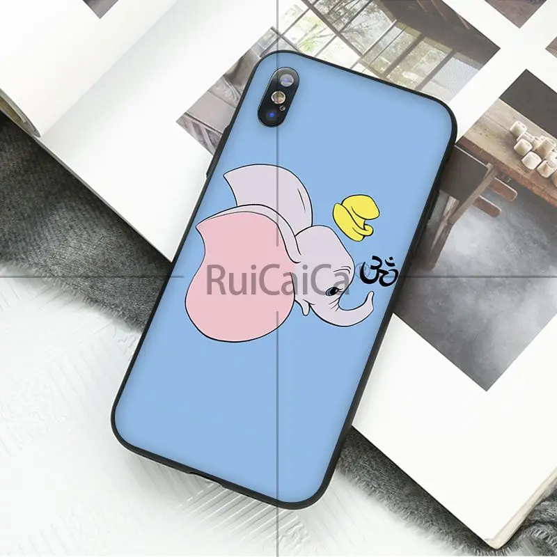 A9 Чехол Ruicaica Dumbo Coque Shell для телефона iPhone 5 5Sx 6 7 7 plus 8 8 Plus X XS MAX XR - Цвет: A9