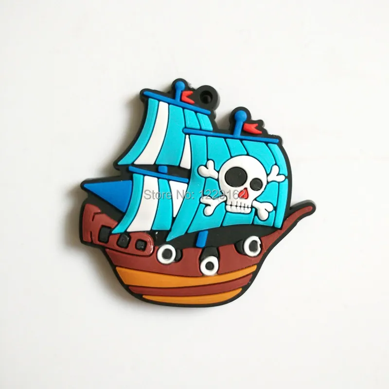 Горячая Распродажа! Мультяшный пиратский корабль магниты на холодильник