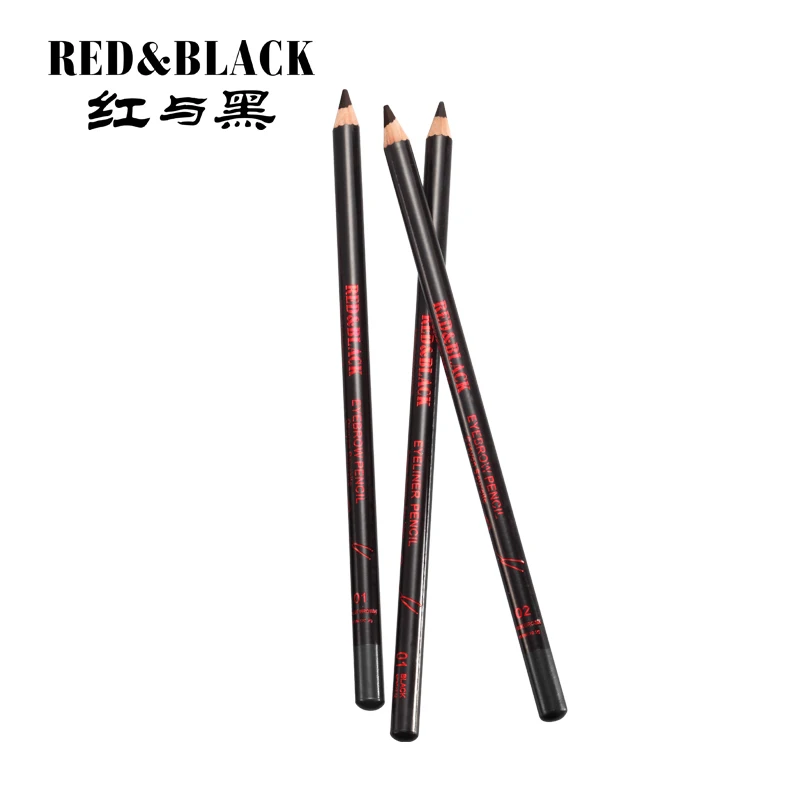 Водостойкая Подводка для бровей Red & Black стойкий натуральный карандаш стойкие