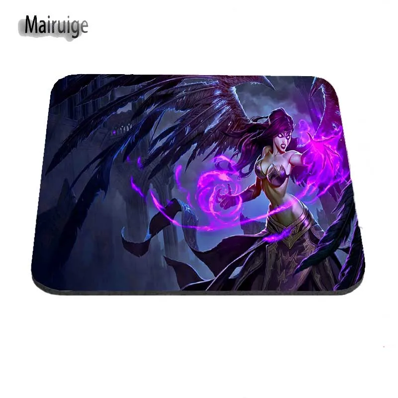 22x18cm Mairuige роскошный принт Горячая League of Legends Morgana коврик для мыши без края блокировки для интернет-игр и офисного использования - Цвет: 22x18cm