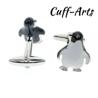 cuffarts 2020 mens cufflinks penguin tie clip cuff links fashion jewelry cute animal cufflinks gifts for men c10024
