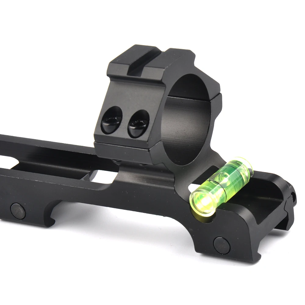 Охотничий оптический прицел с двойным кольцом и пузырьковым уровнем подходит