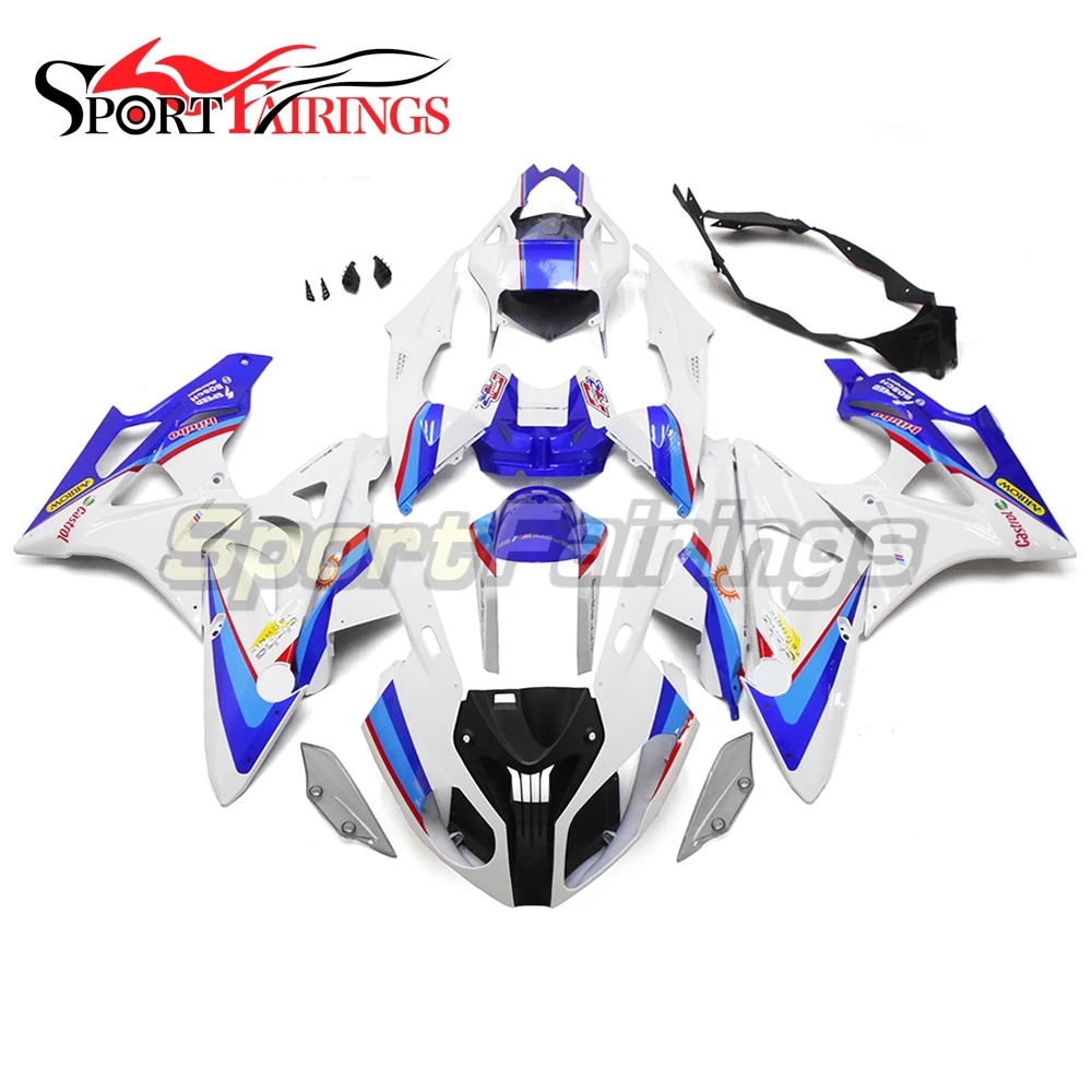 

Injection Fairings For BMW S1000RR S1000 RR 11 12 13 14 2011 - 2014 ABS Motorcycle Full Fairing Kit Bodywork Carene White Blue