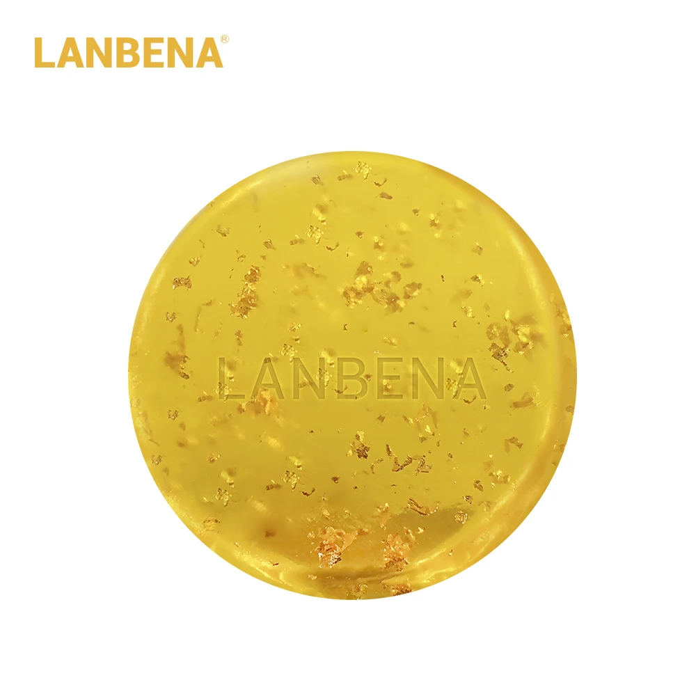 LANBENA 24 каратное золото мыло ручной работы омолаживающие морские водоросли