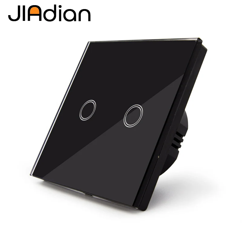 JIADIAN EU Stanard белый/черный/золотой кристалл стеклянная панель сенор настенный