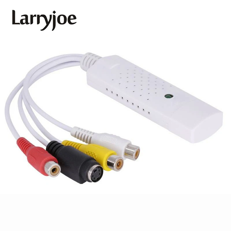 Larryjoe USB2.0 захват видео ТВ тюнер карта с Аудио DVD VHS аудио AV адаптер компьютер CC TV