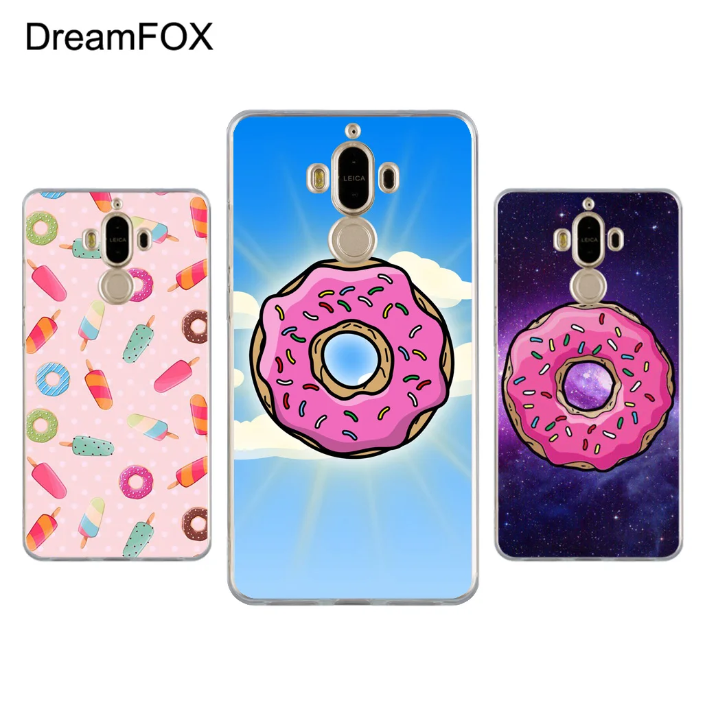 DREAMFOX L424 пончики любовь конфеты торт Мягкий ТПУ силиконовый чехол для huawei Honor 6A 6C 6X