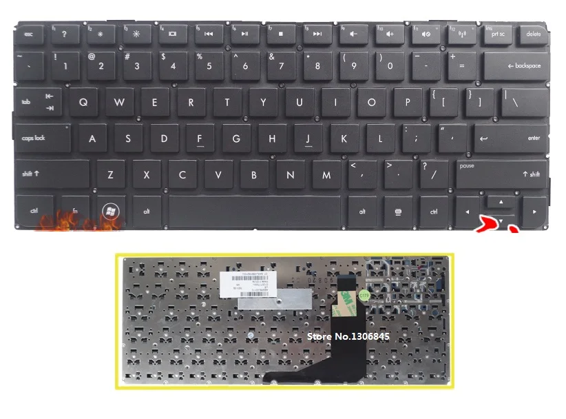 Новая английская клавиатура SSEA для ноутбука HP Envy13 Envy 13 1002TX 1030 черная без