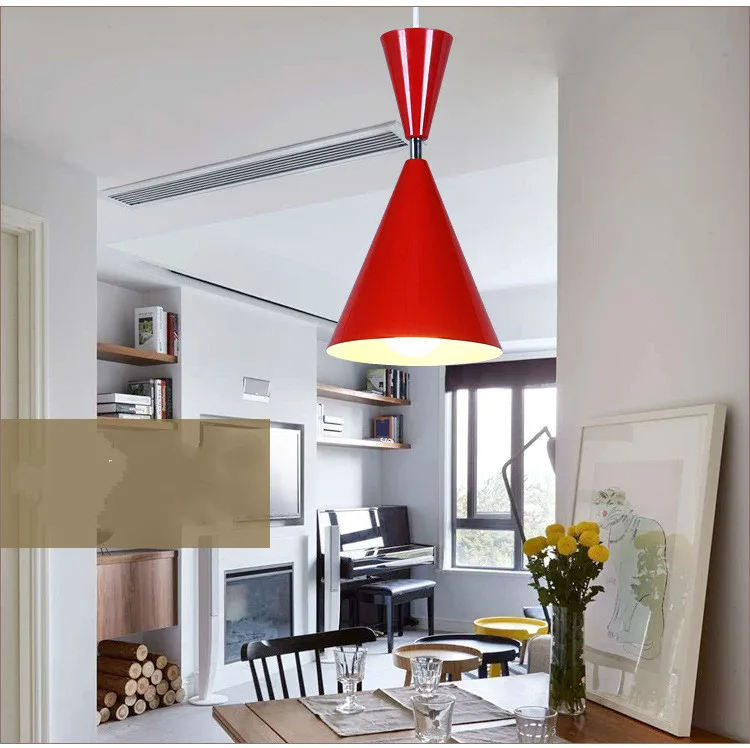 Минималистичный подвесной светильник с одной головкой 3 шт./лот s Подвесная лампа