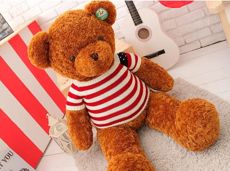 Около 47 дюймов искусственная плюшевая игрушка флаг США кукла мишка тедди