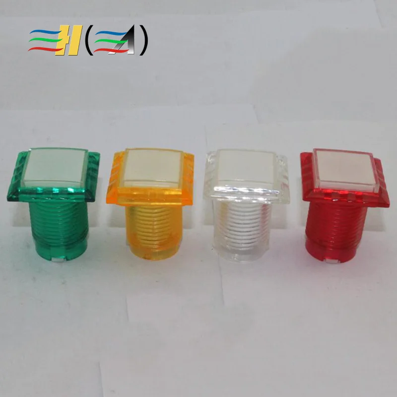 

33*33mm Square Button Large Game Square Button with Light