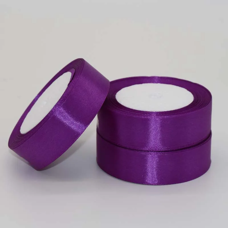 Красивая шелковая атласная лента 25 ярдов 22 м украшение для свадебной вечеринки