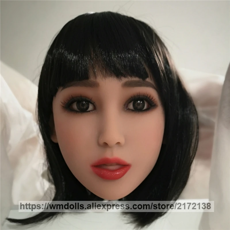 WMDOLL 53 # силиконовые секс куклы с головой для реалистичной из ТПЭ орального