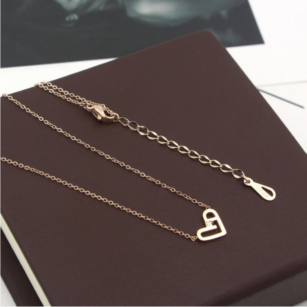 Stainless Steel Heart Shape Love Pendant Necklace | Украшения и аксессуары