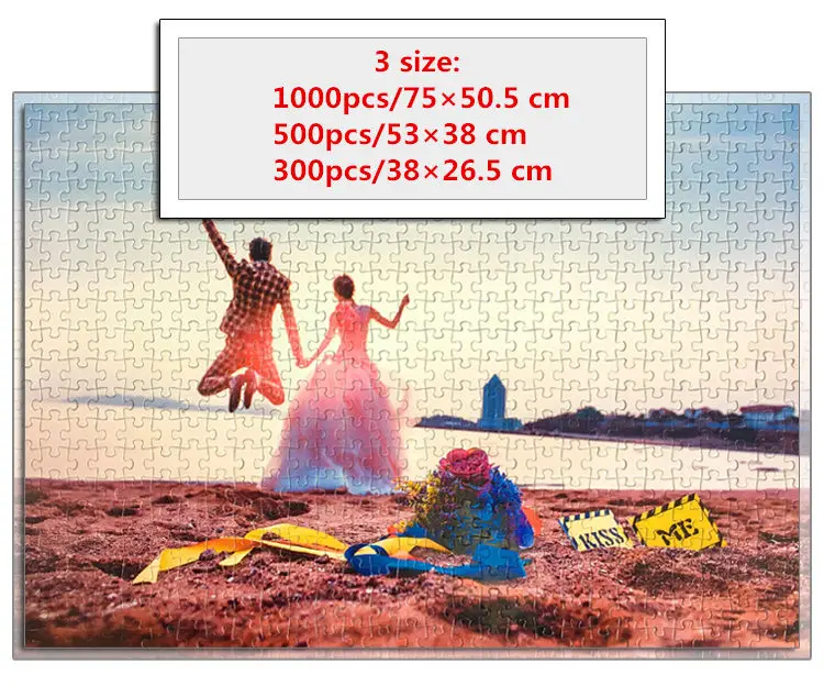 Dubbi изготовленные на заказ деревянные jigsa головоломки 1000 шт. 500 300 индивидуальная