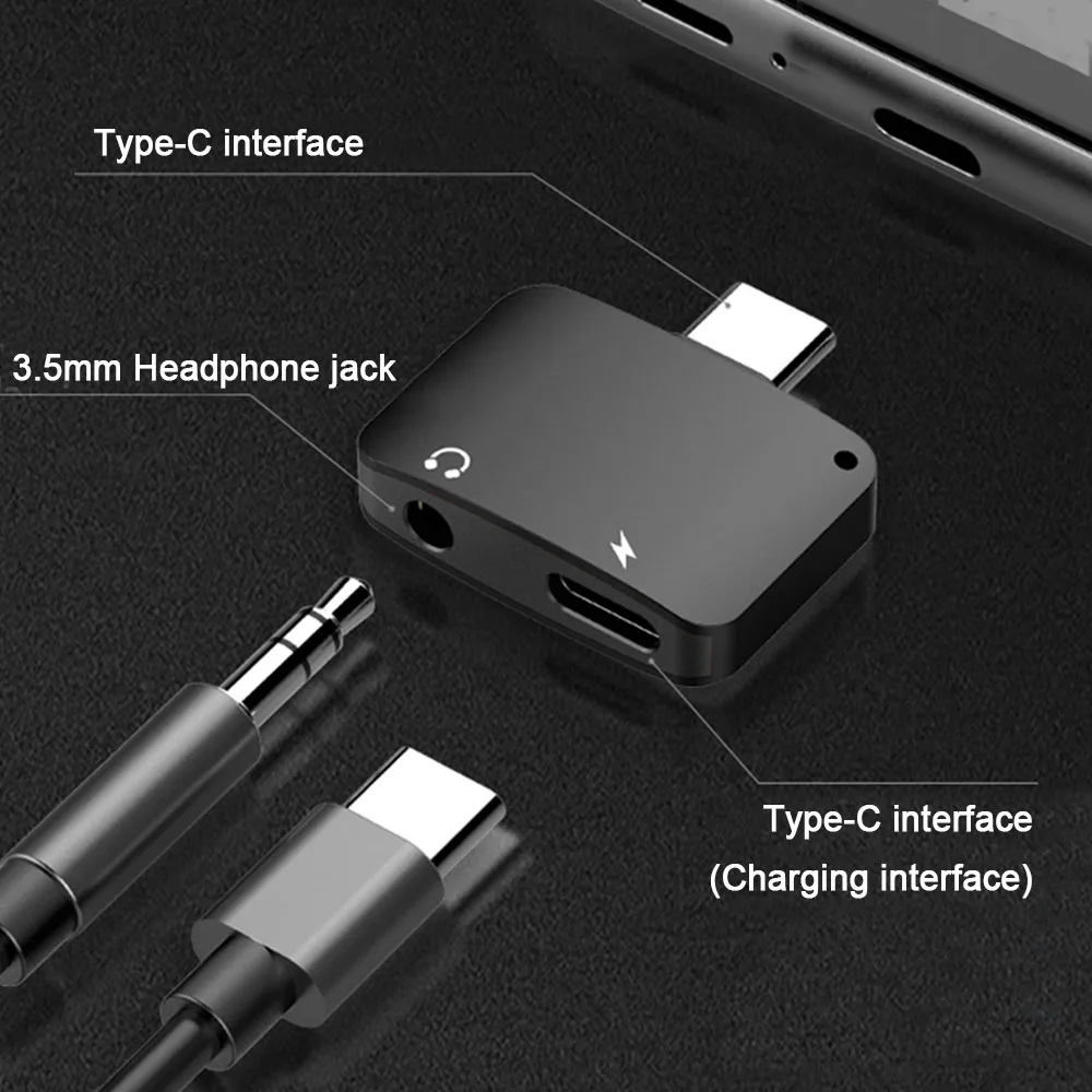 Тип usb C до 3 5 мм гнездо для подключения наушников адаптер Xiaomi 6 8 9 Max2 Smartisan Pro