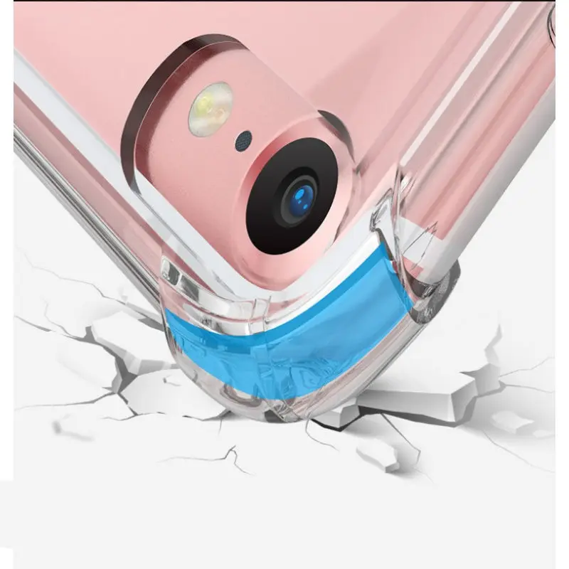 Mi 8 se 5 5s 6 plus 5c Anti-knock Ring Holder Transparent Soft TPU Phone Case for Xiaomi Redmi Plus pro 6a 5a S2 Cover Capa |