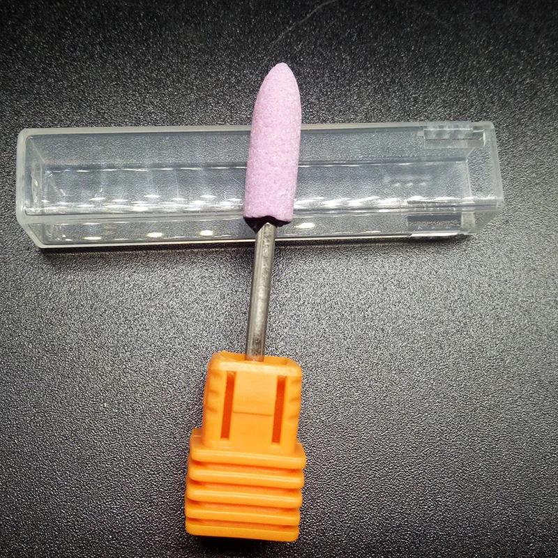 1 шт. розовая керамическая насадка фреза для ногтей электрической дрели