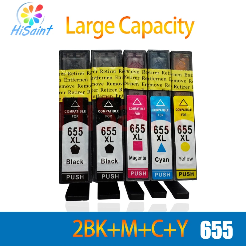 Чернильные картриджи hisaint для принтера HP 655 чернильный картридж Deskjet Ink Advantage