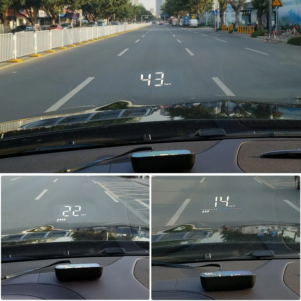 Автомобильный GPS Hud OBD M7 светодиодный дисплей с головкой Универсальный Спидометр