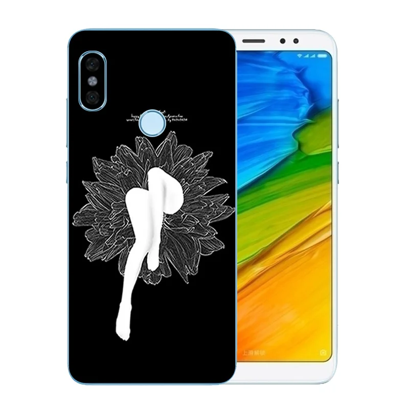 Phone Case For Xiaomi Redmi Note 5 Pro Back Cover Animal Pattern Skin Transparent Capa |