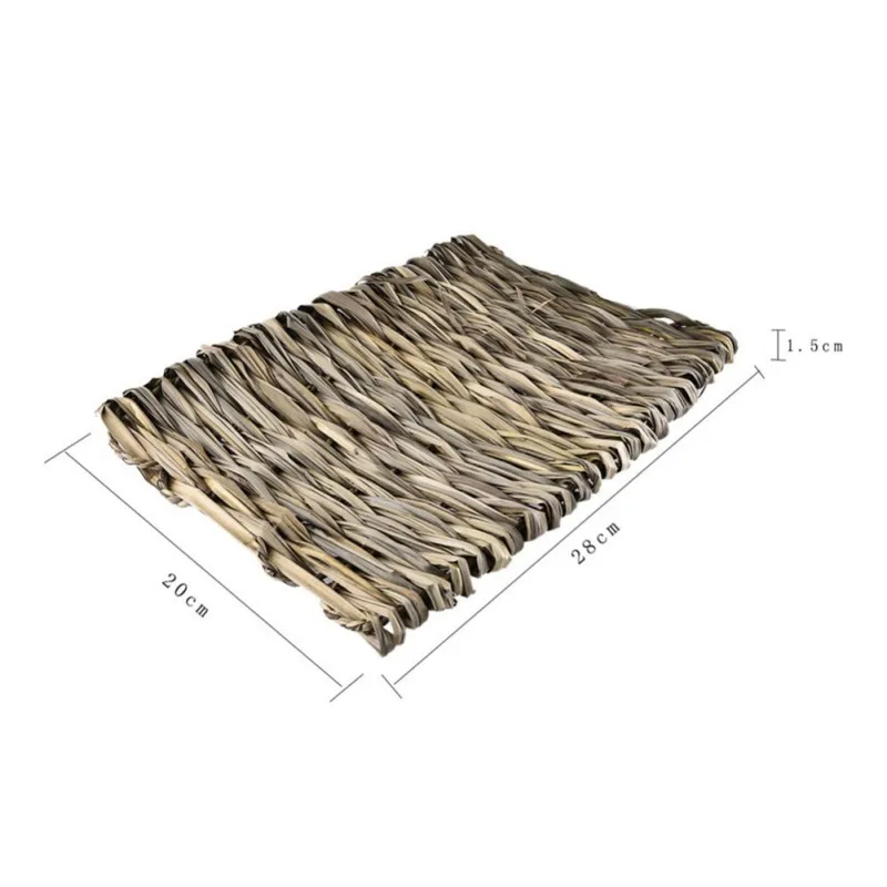 Hamster Mat Rabbit Chinchilla Dutch Pig Foot Pad Can Grind Tooth Grass Small Animal Chew Toy D1 | Дом и сад