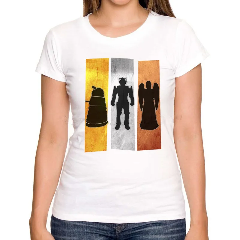 Женская Повседневная тонкая футболка на заказ Галактическая полицейская