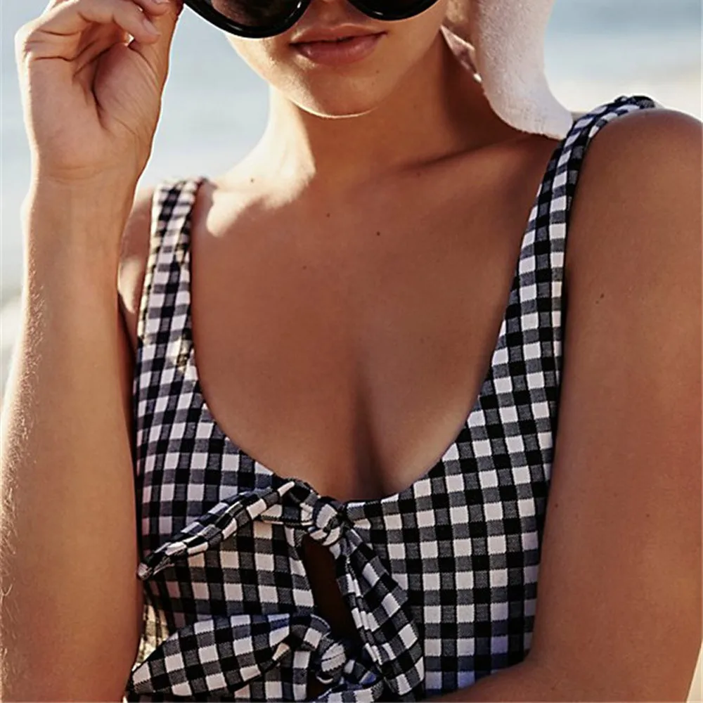 Комбинезон черный комбинезон сексуальный женский трико плед без рукавов с