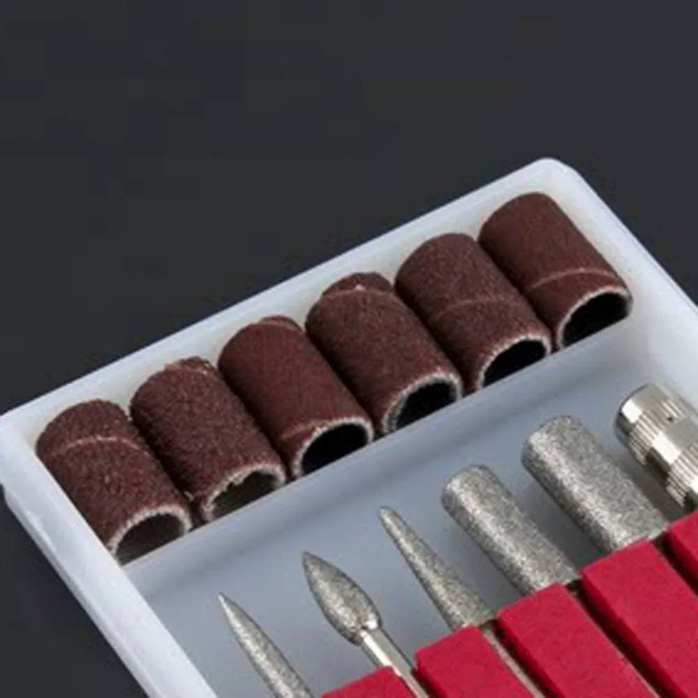 6 шт./компл. набор сверл для ногтей пилка профессиональная электрических и