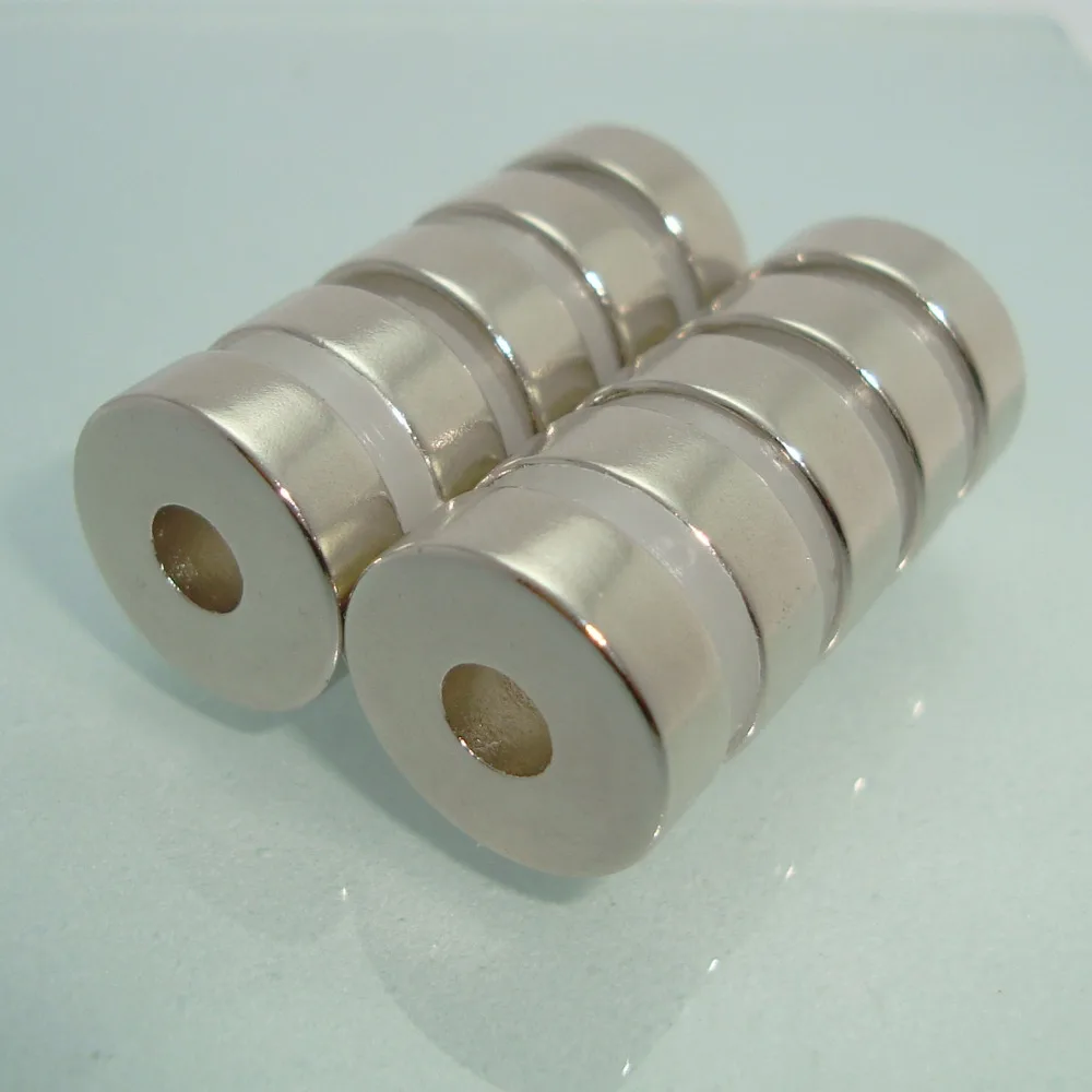 10 шт. неодимовые кольцевые магниты Dia15 5x5mm Нео Супер Сильные магнитные N50 с