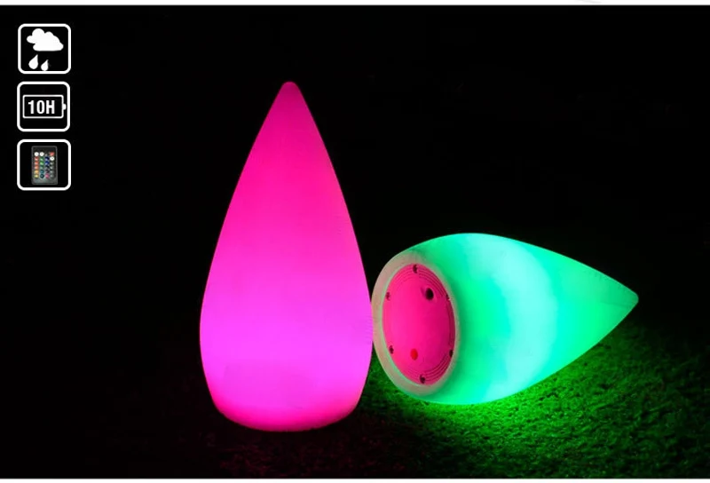 Светодиодный Светильник-ночник RGB с usb-зарядкой, IP68, уличный водонепроницаемый декор, настольные лампы с пультом дистанционного управления для бара, травы