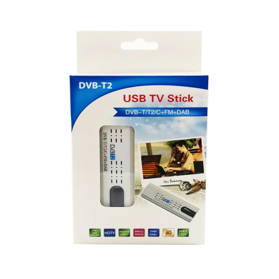 Цифровой спутниковый DVB T/T2 USB HDTV тюнер с антенной пульт дистанционного управления HD ТВ ресивер для DVB-T2/DVB-T/DVB-C/FM/DAB ТВ-тюнер