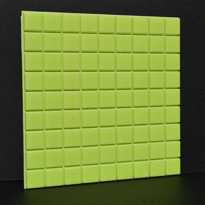 Green 3D пена хлопок мозаика наклейки на стену тетрис панель мягкая детская комната ТВ фон стены дома художественное оформление стены в спальне Наклейка Декор - Цвет: Green