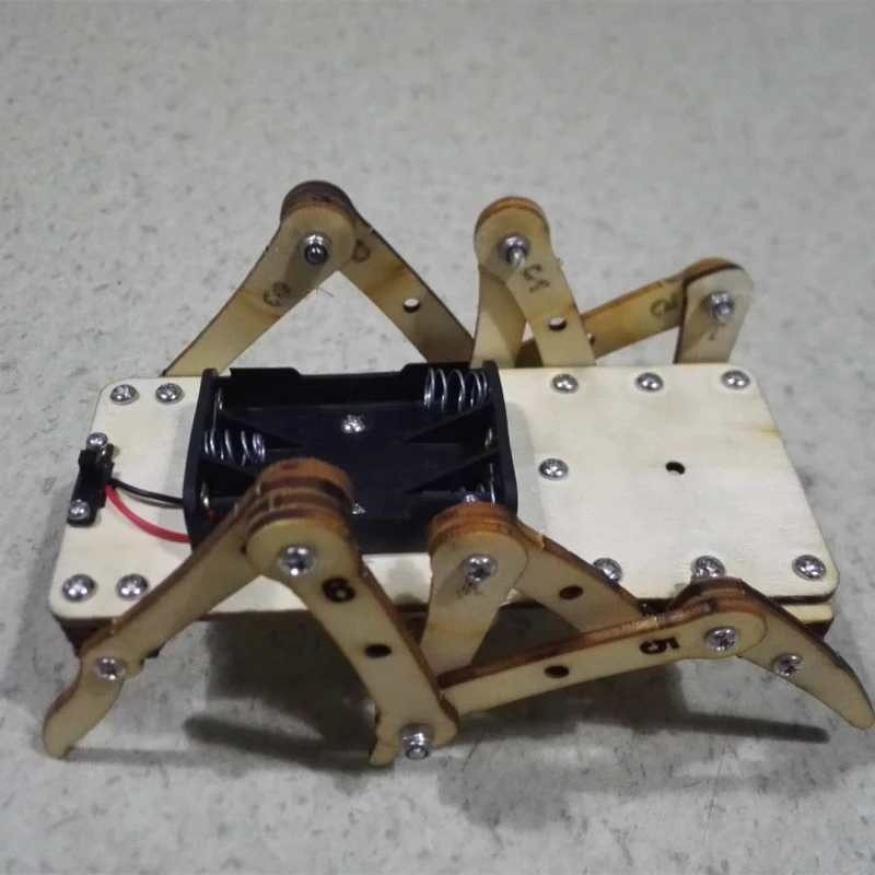 DIY ползающий Робот насекомое собранная модель краб технология научный эксперимент игрушки Детские творческие развивающие материалы наборы