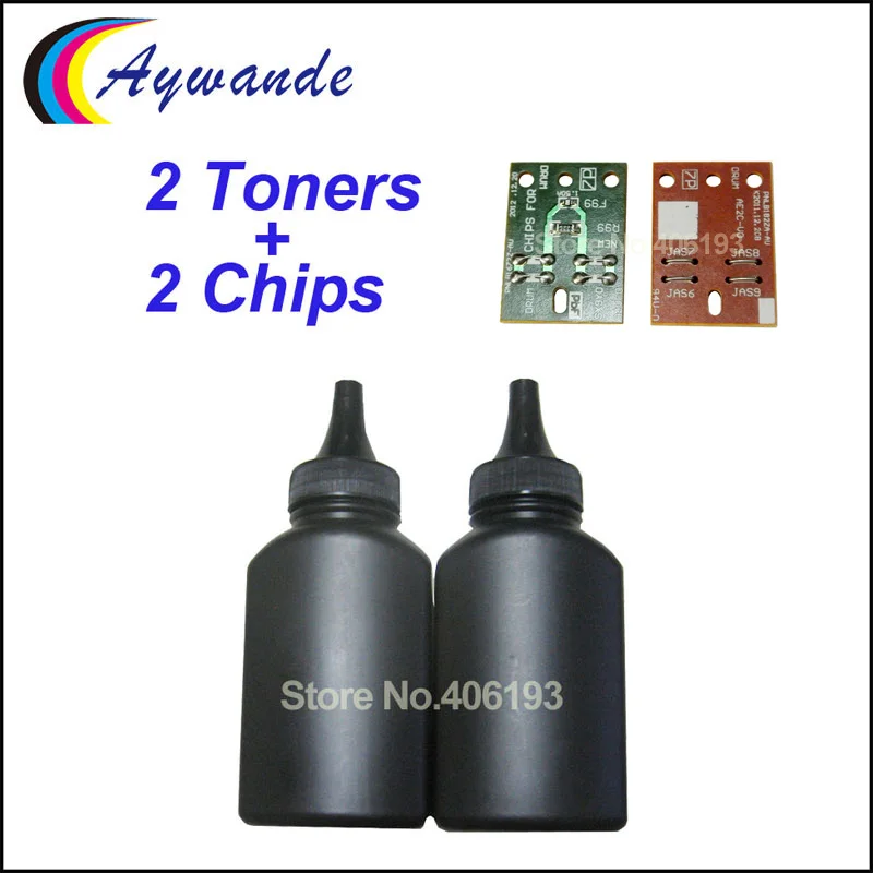 2 Toners 2 Chips KX-FAT407 KX-FAT408 KX-FAT410 Заправка тонер чип сброса для цифрового фотоаппарата Panasonic KX-MB1500 KX-MB1508 KX-MB1520 KX-MB1528 KX-MB1510 - Цвет: 2 Toners 2 Chips