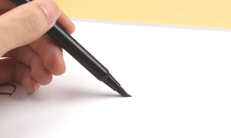 Pentel ручка-кисть для каллиграфии Soft Tip Black Japan XSF15 | Канцтовары офиса и дома