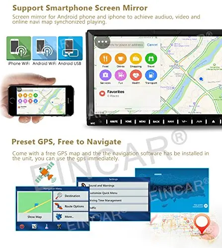 7 &quot2 Din стерео Android 6 0 Автомобильный gps навигатор Авто Радио Стерео головное