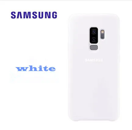 white Силиконовый чехол для samsung Galaxy S9 S9+ S9 PLUS G960F G965F защита от износа 8 цветов - Цвет: white