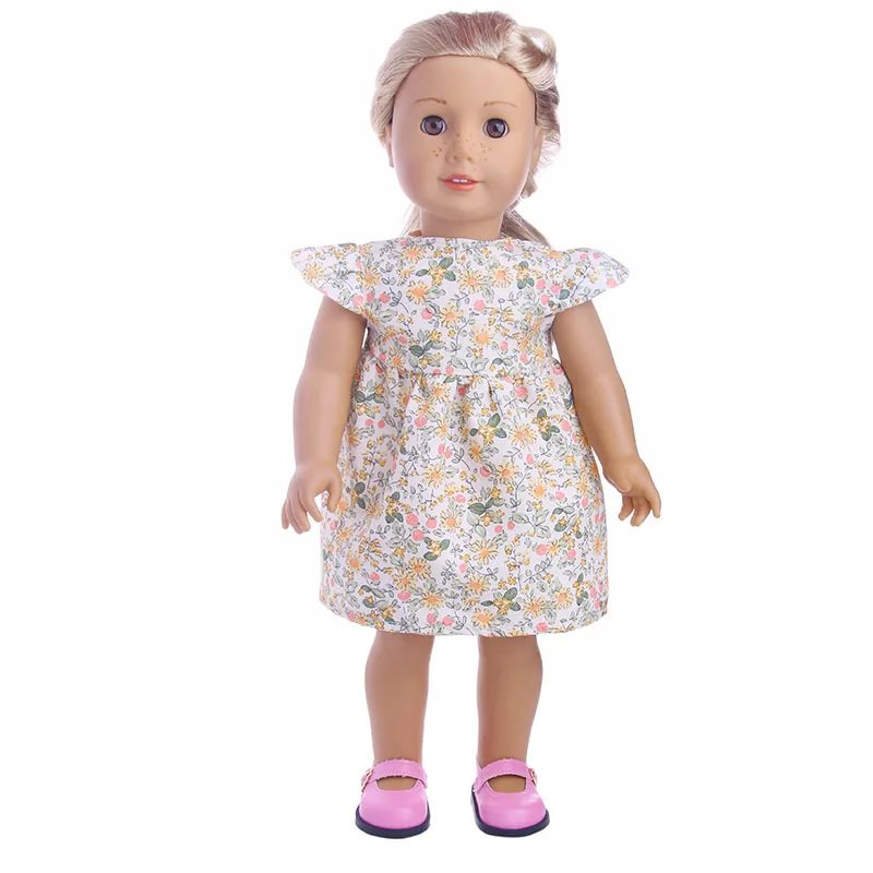 Кукольные Платья маленькие цветочные платье Одежда для кукол одежда