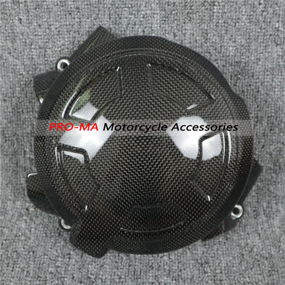 Motorcycle Engine Cover in Carbon fiber for Ducati Scrambler Plain glossy weave
