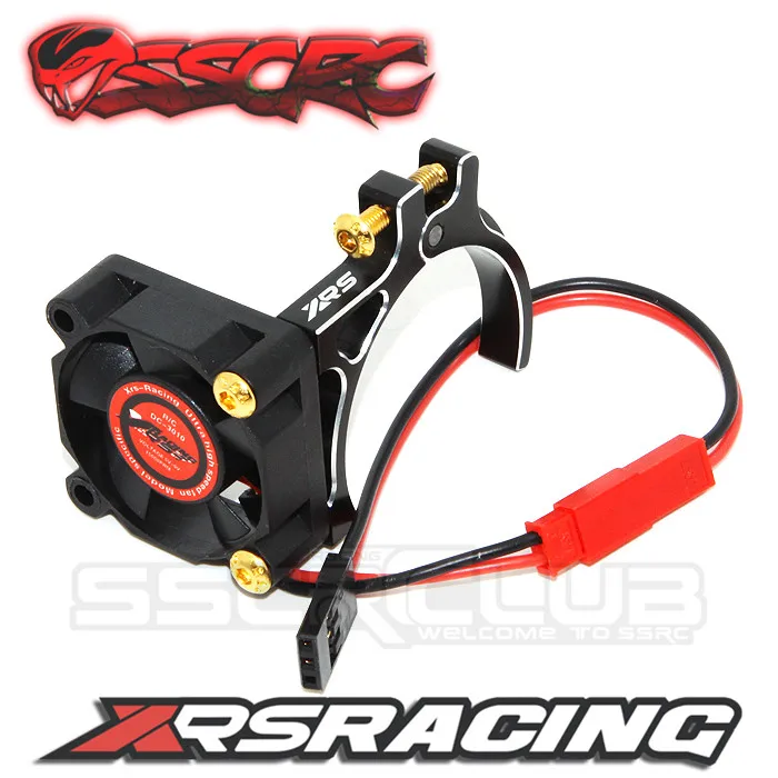 FATJAY XRSRACING RC 36-42 мм радиатор с высокой скоростью охлаждения вентилятора на станке alu сплав для RC 1/8 1/10 багги Грузовик автомобили двигатели - Цвет: 36mm black
