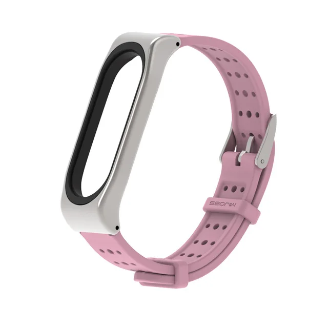 Оригинальный металлический ремешок mijobs для Xiaomi Mi Band 3 Безвинтовой браслет из