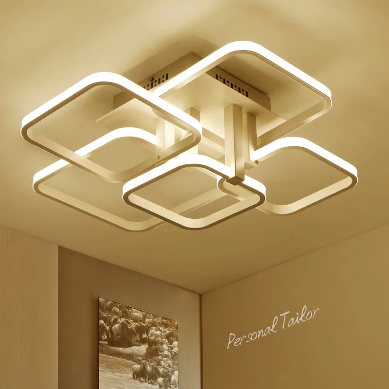 Потолочная люстра светодиодная квадратная для гостиной спальни|chandelier lighting|lamp