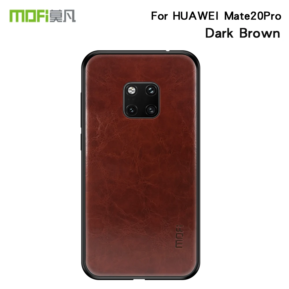 MOFi PU кожа+ чехол из термополиуретана и поликарбоната для huawei mate 20 pro чехлы для телефонов полная Защита задняя крышка для huawei mate 20 pro Чехол