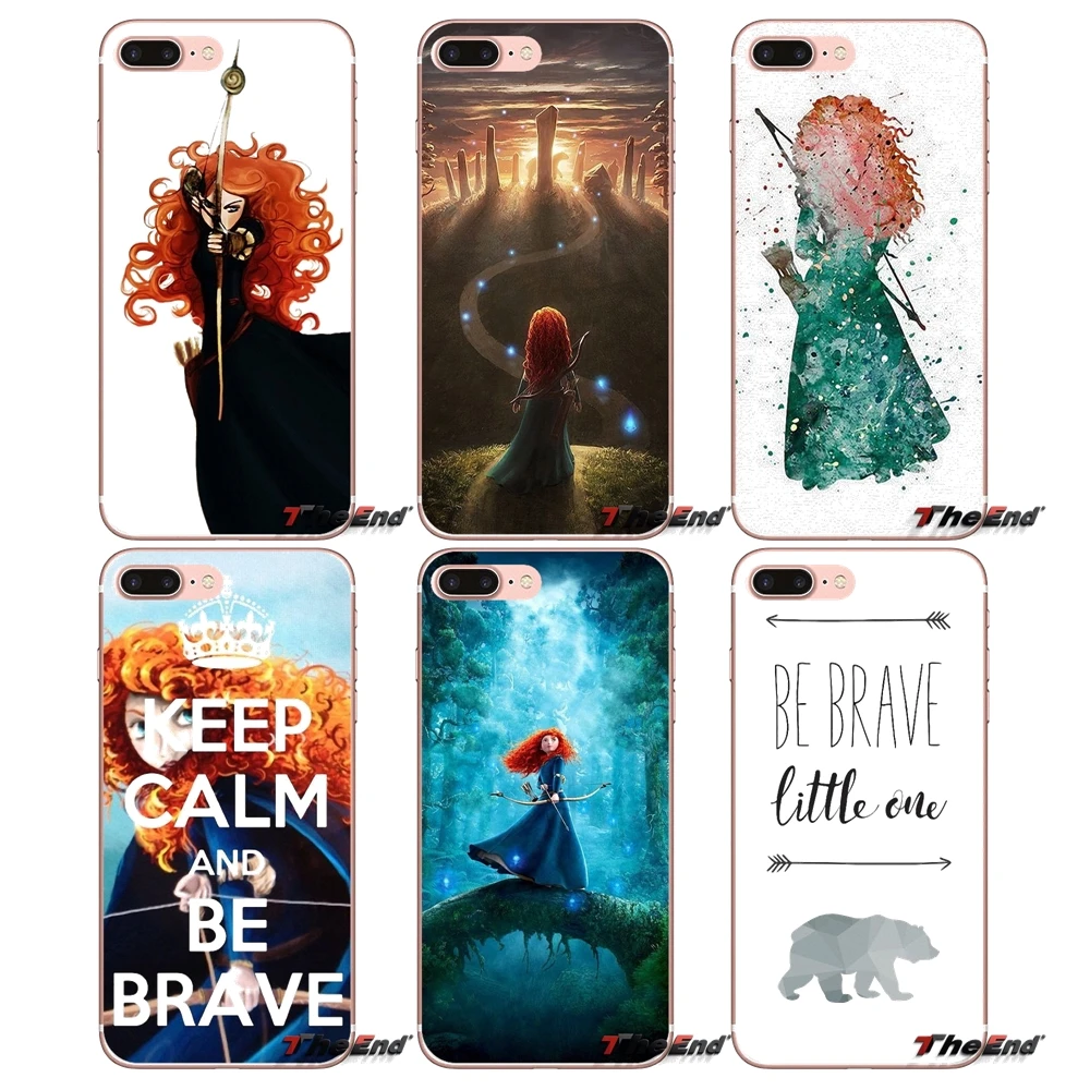 Чехол для iPhone X 4 4S 5 5S 5C SE 6 6S 7 8 Plus Samsung Galaxy J1 J3 J5 J7 A3 A5 2016 2017 Brave Princess Movie Merida Archer|case plus|for