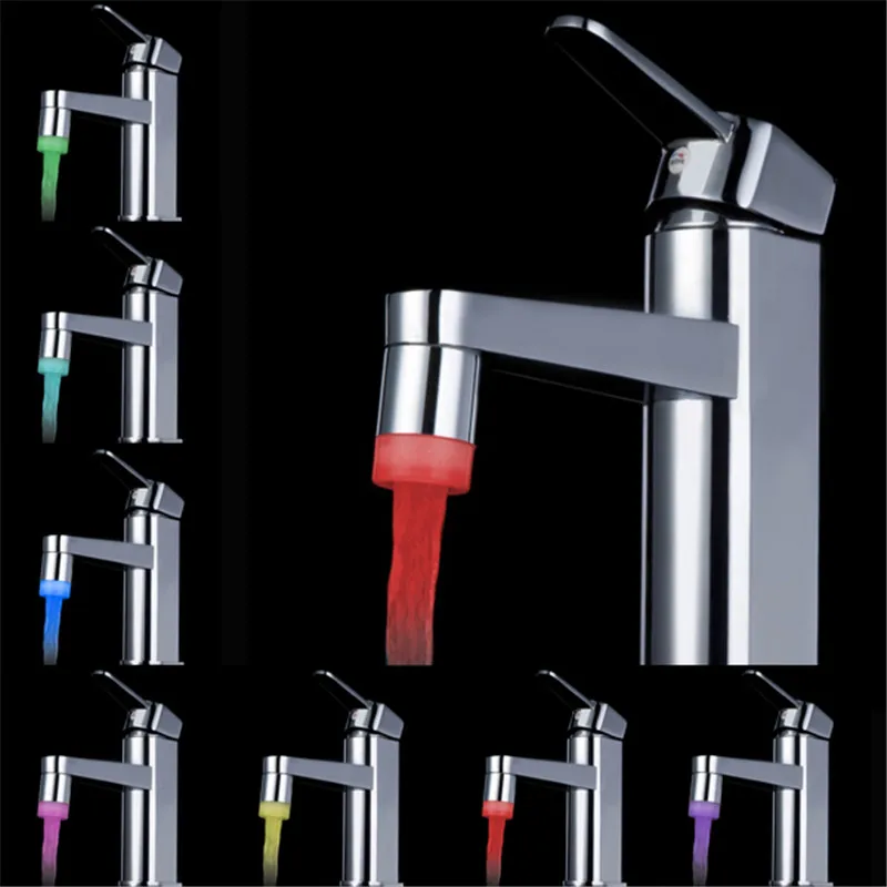 Аэратор для смесителя 7 цветов|light led|light led lightlight color |