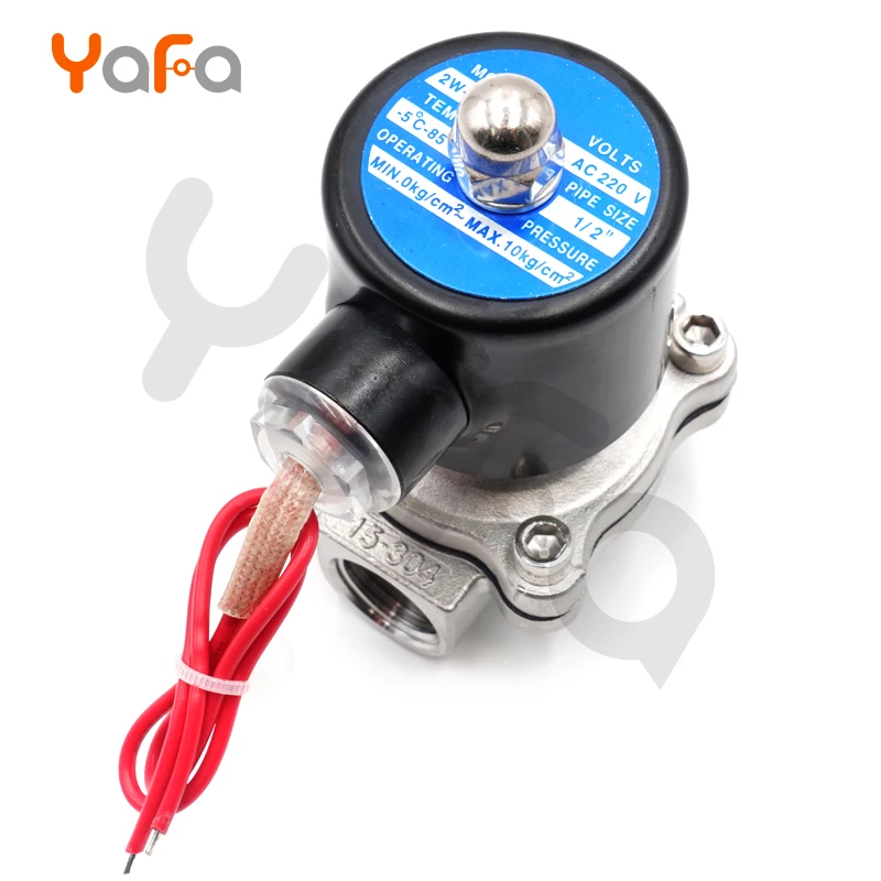 Нормально закрытый электромагнитный клапан 220 В переменного тока 12 24 постоянного